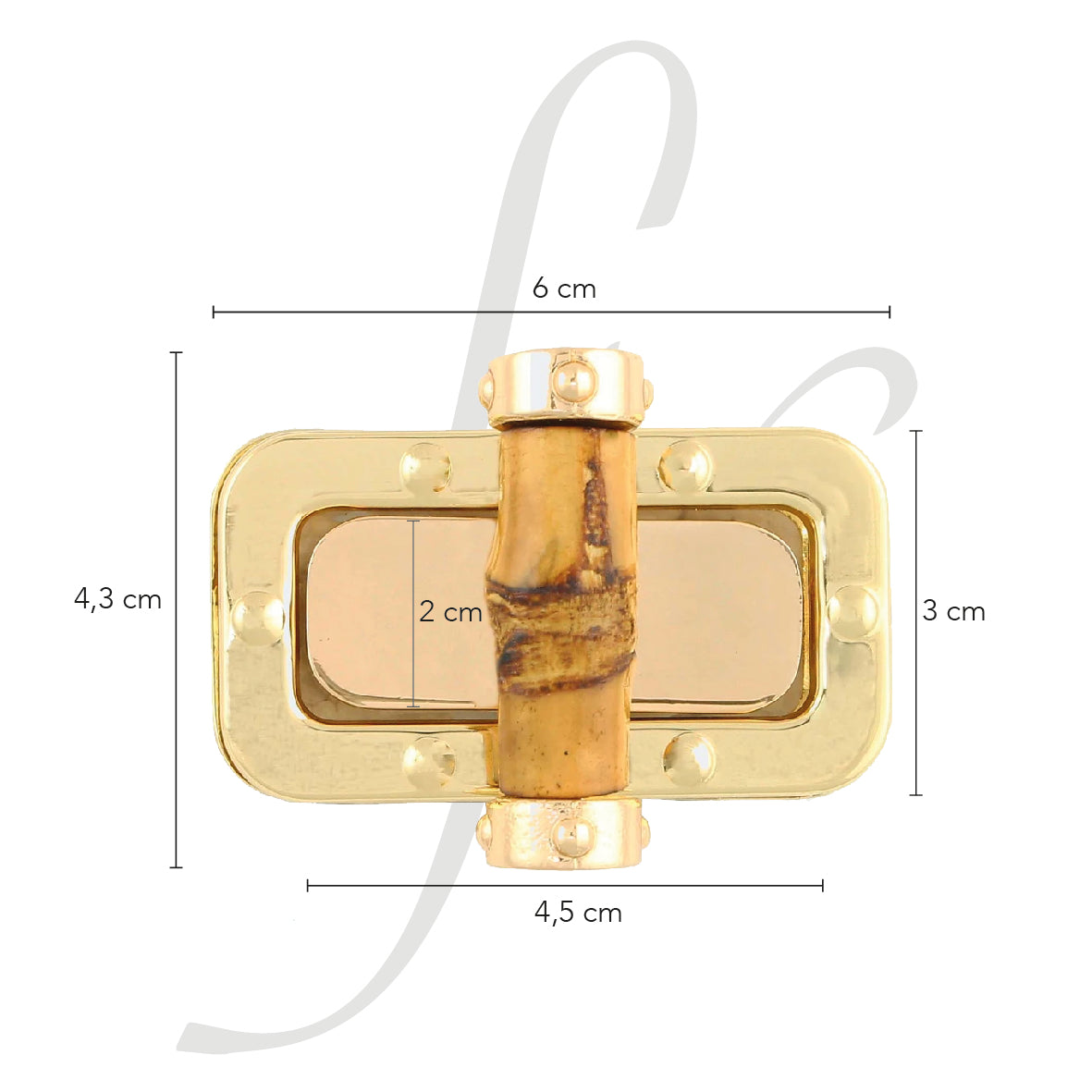 Chiusura girello bamboo grande