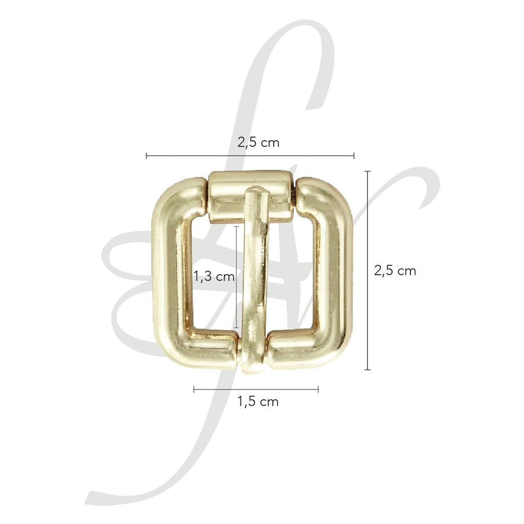Fibbia a rullo in zama 15mm