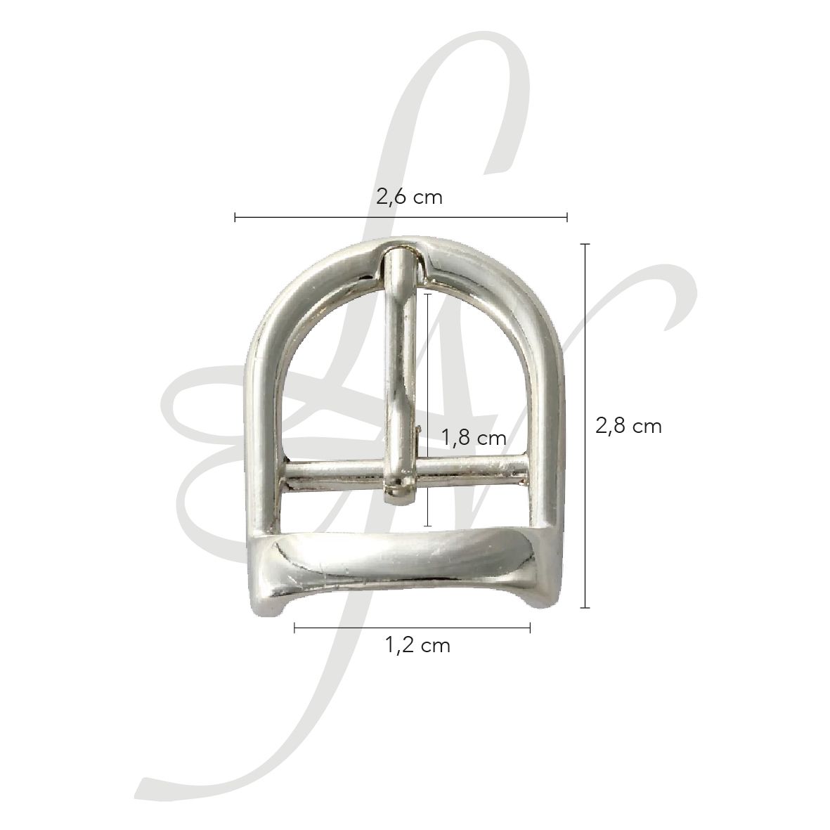 Fibbia doppia 20mm