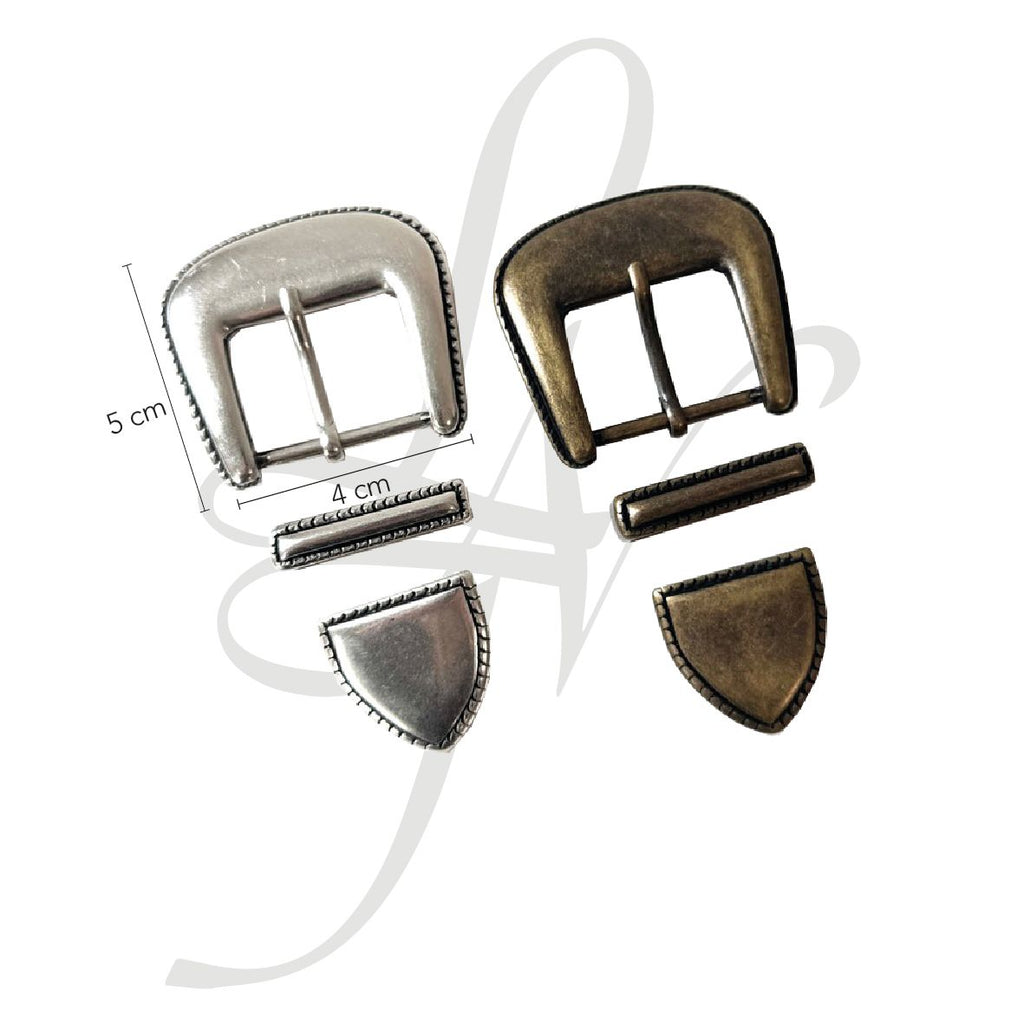 Fibbia con puntale 40mm