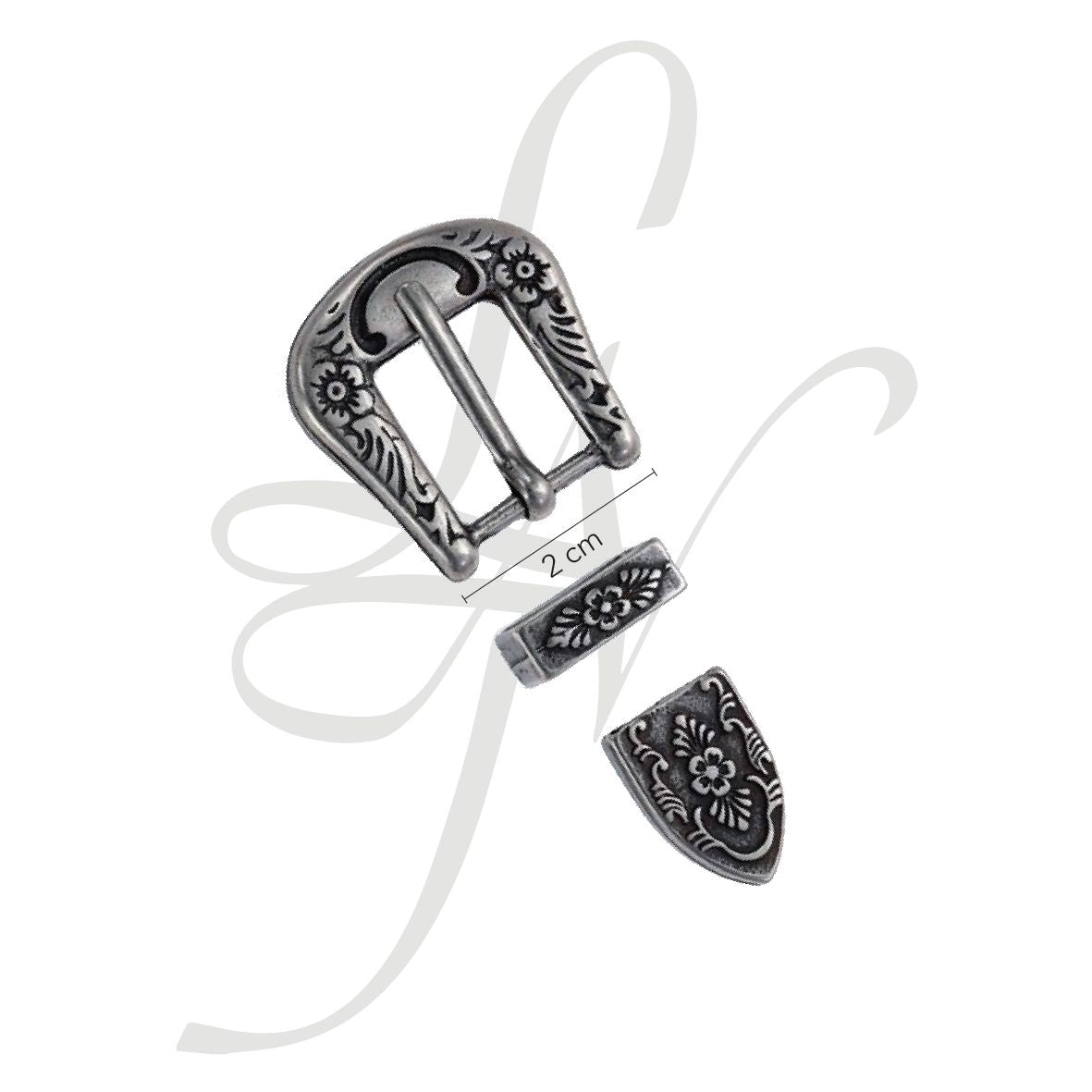 Fibbia con puntale 20mm