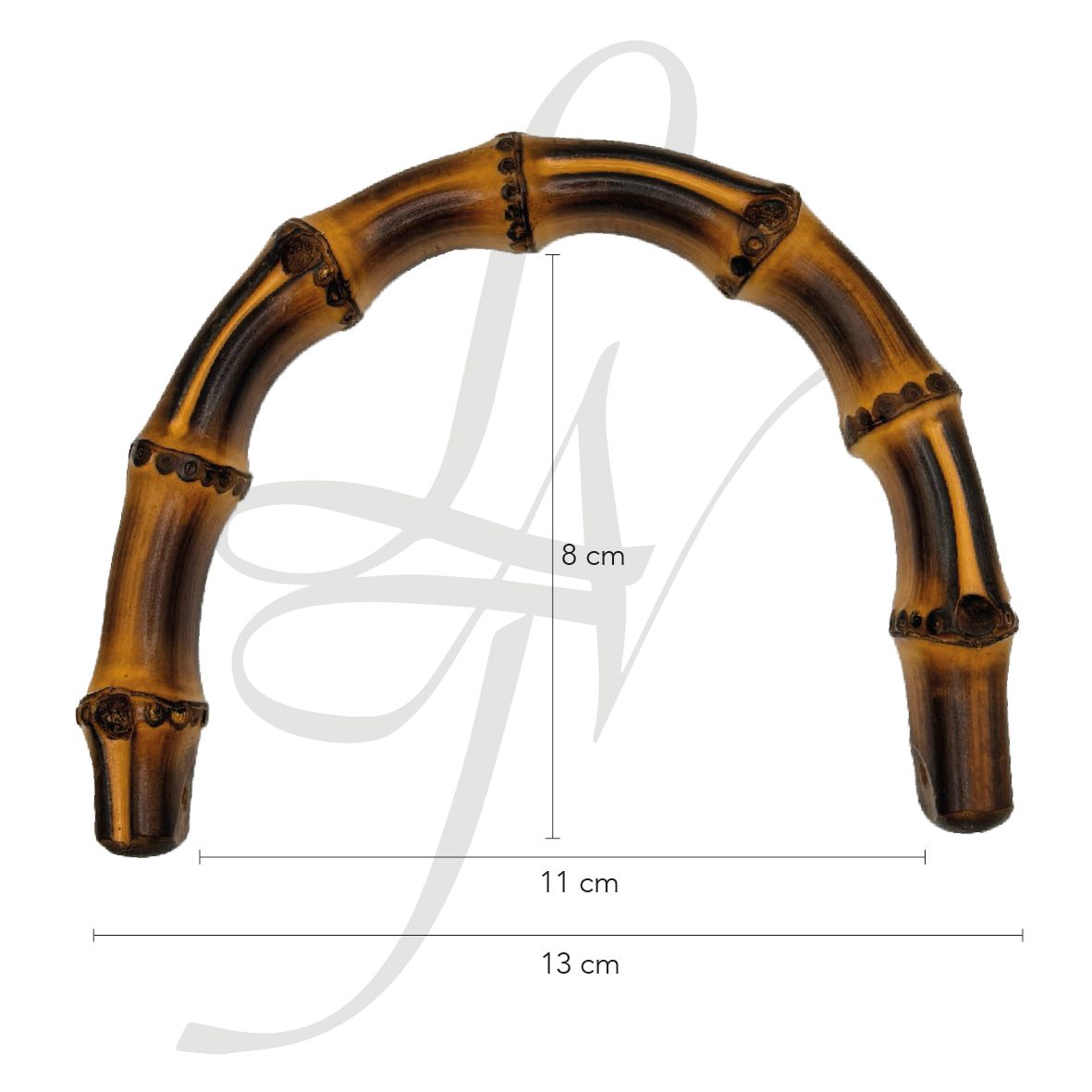 Manico bamboo medio con attacchi