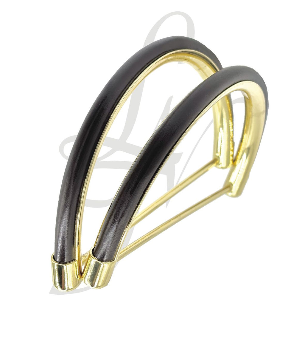 Manici metallico con pelle vari colori
