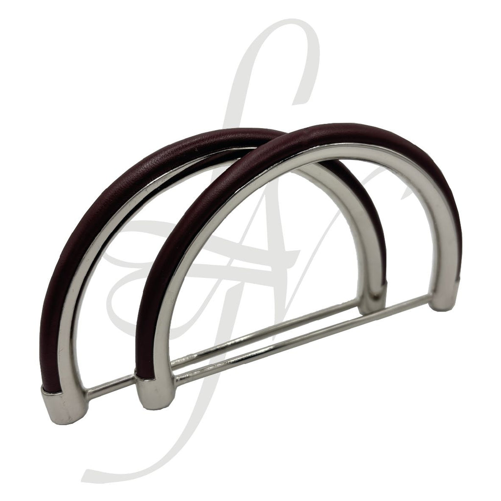 Manici metallico con pelle vari colori