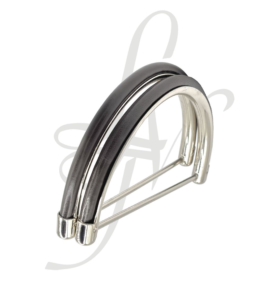 Manici metallico con pelle vari colori