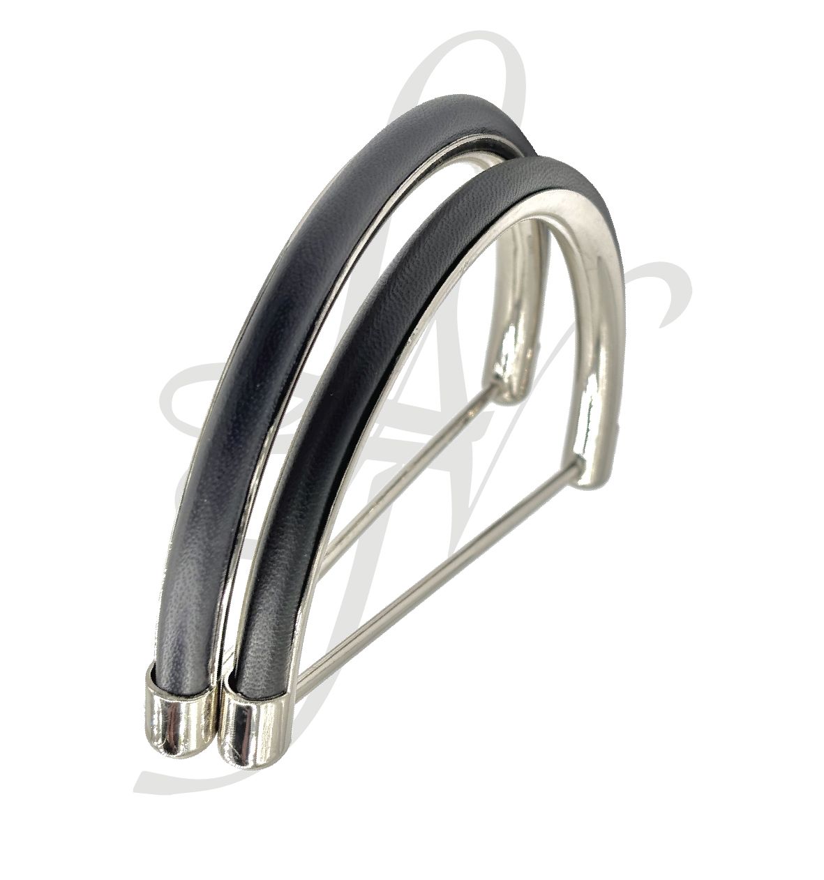 Manici metallico con pelle vari colori