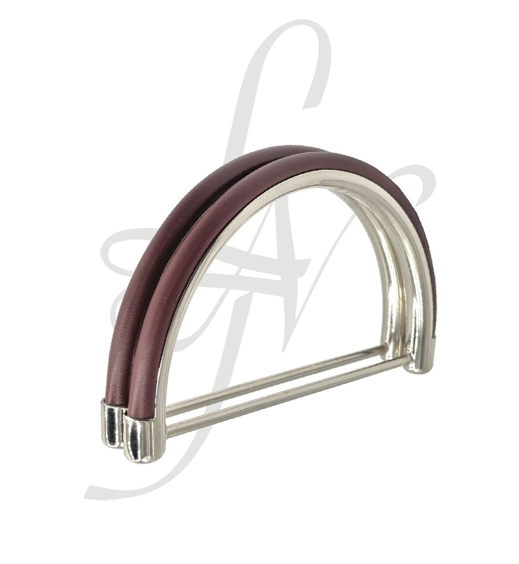 Manici metallico con pelle vari colori