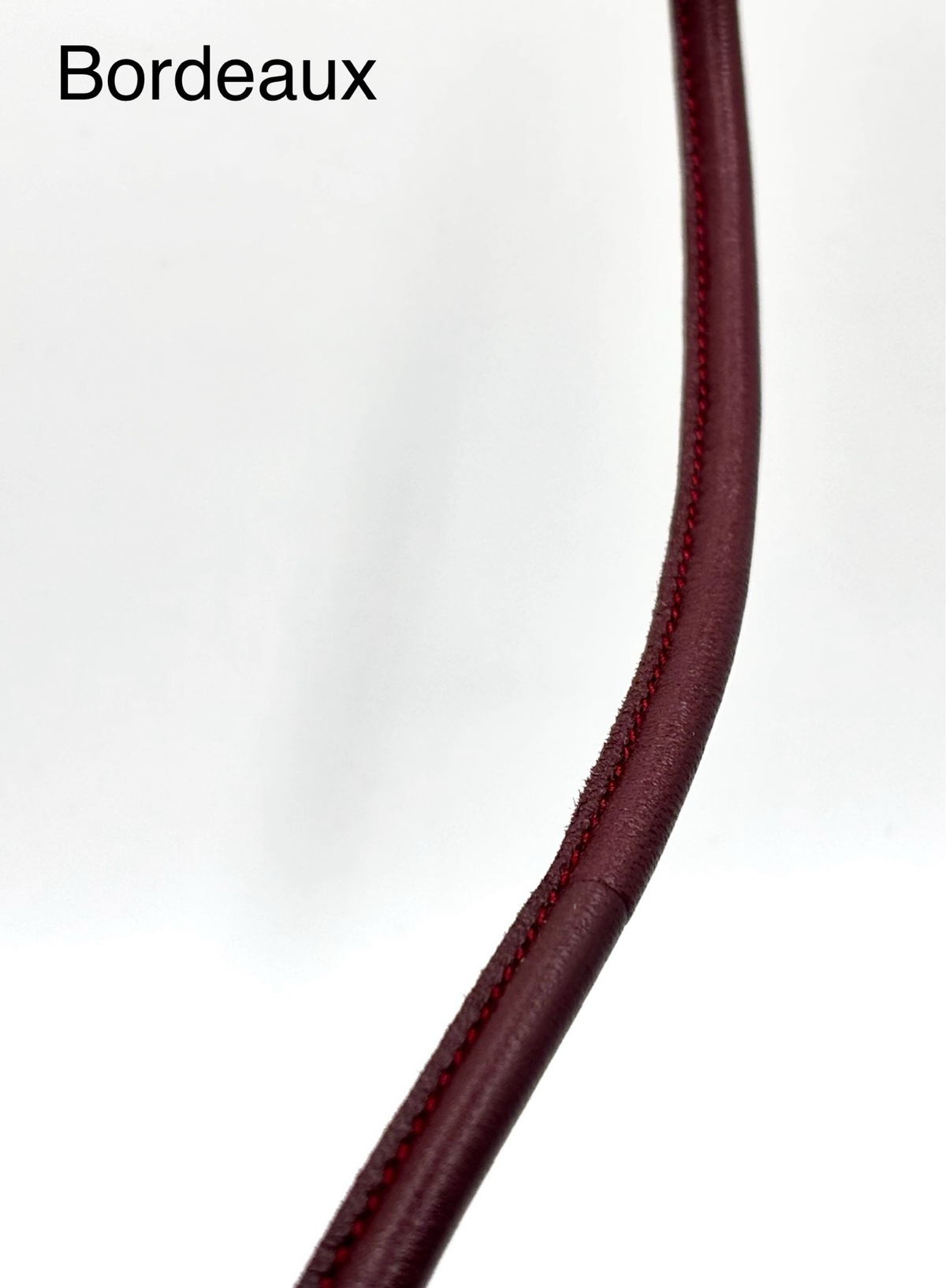 Tubolare in pelle cucito 4mm/8mm