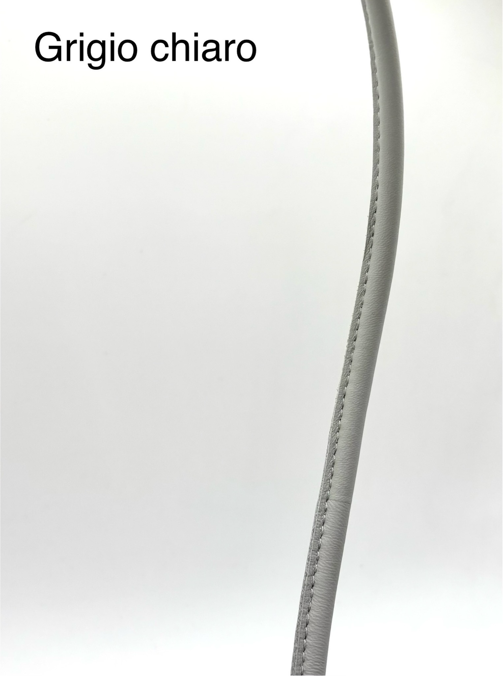 Tubolare in pelle cucito 4mm/8mm