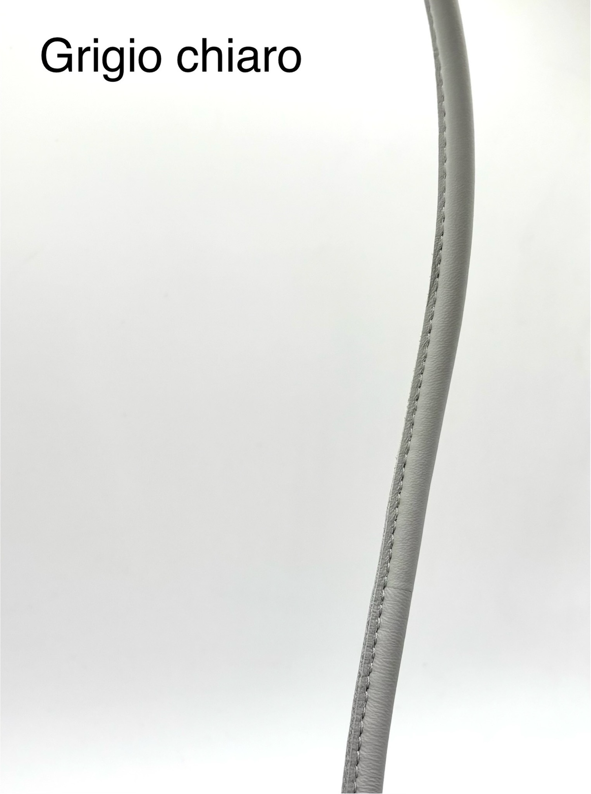 Tubolare in pelle cucito 4mm/8mm