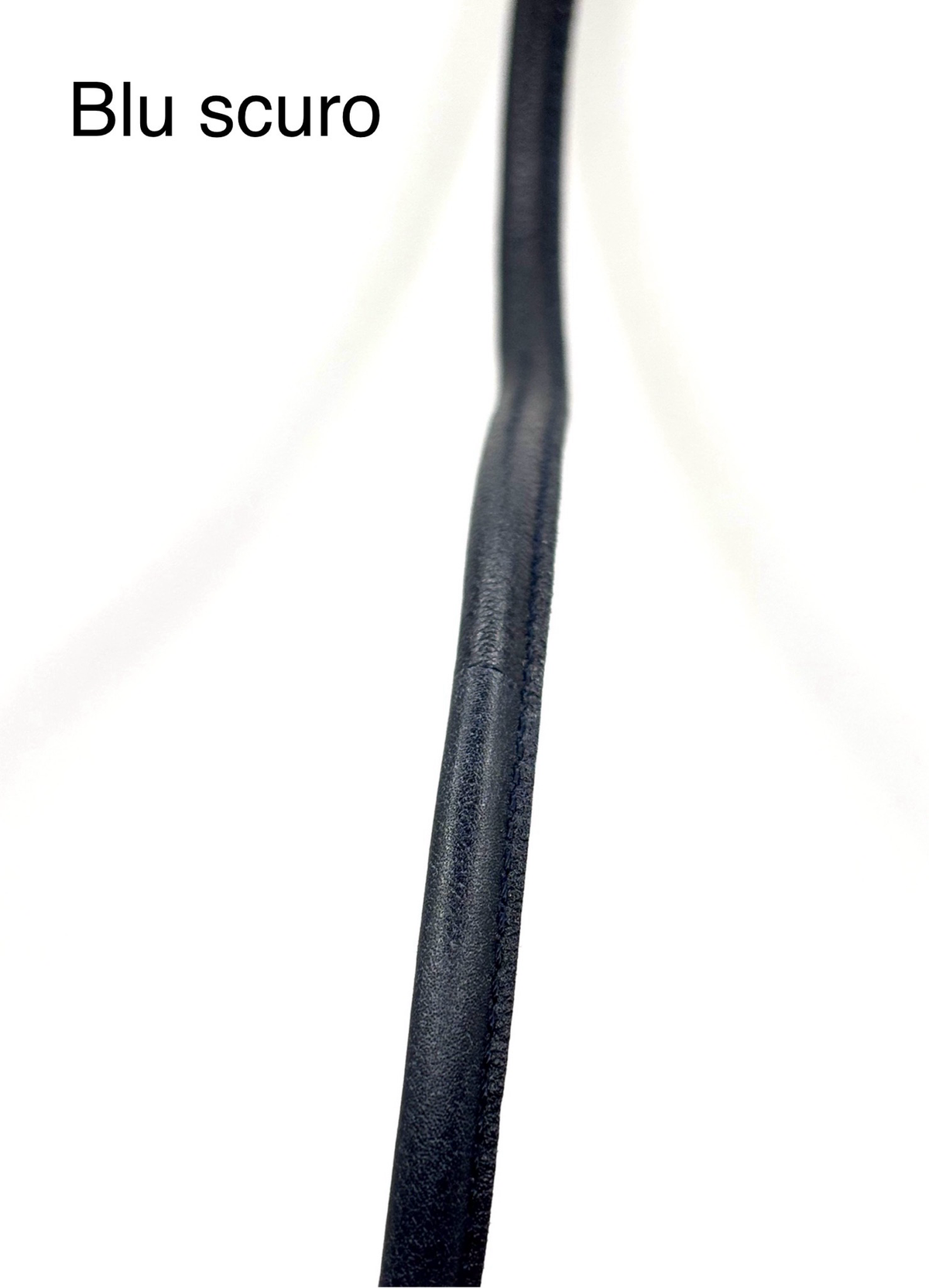 Tubolare in pelle cucito 4mm/8mm