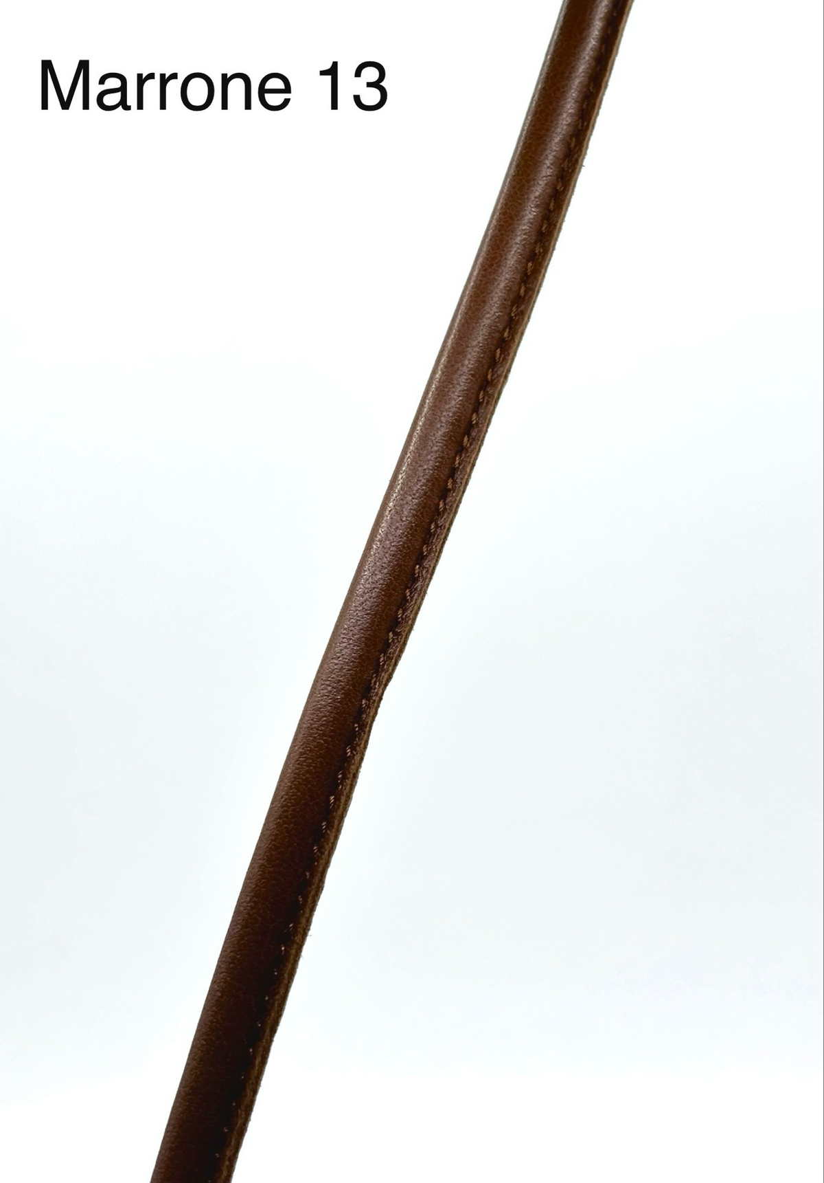 Tubolare in pelle cucito 4mm/8mm