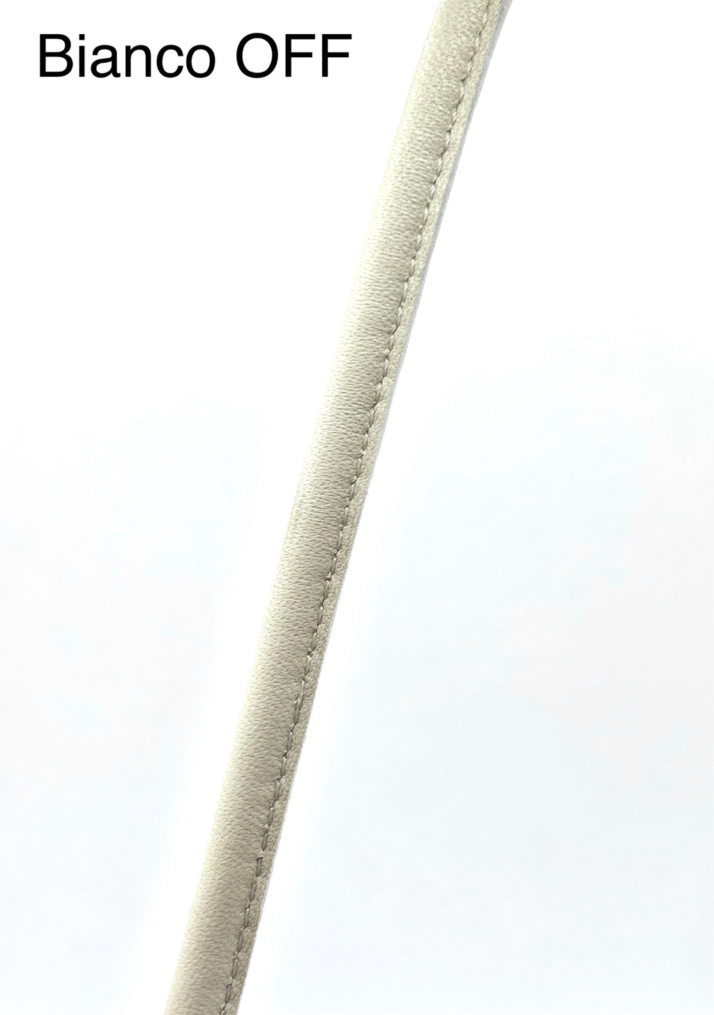 Tubolare in pelle cucito 4mm/8mm