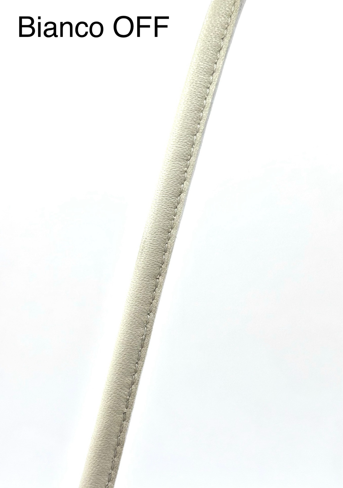Tubolare in pelle cucito 4mm/8mm