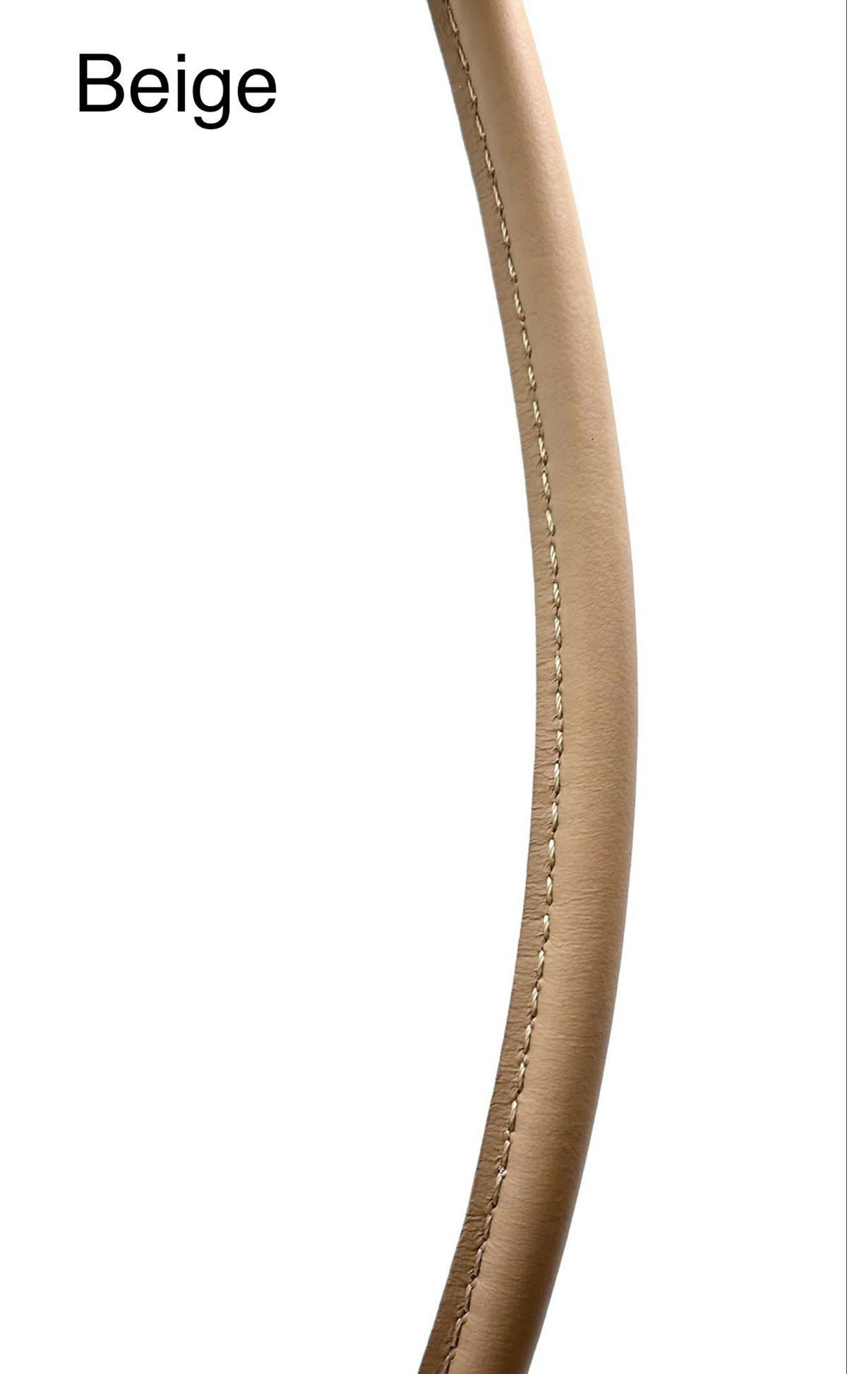 Tubolare in pelle cucito 4mm/8mm