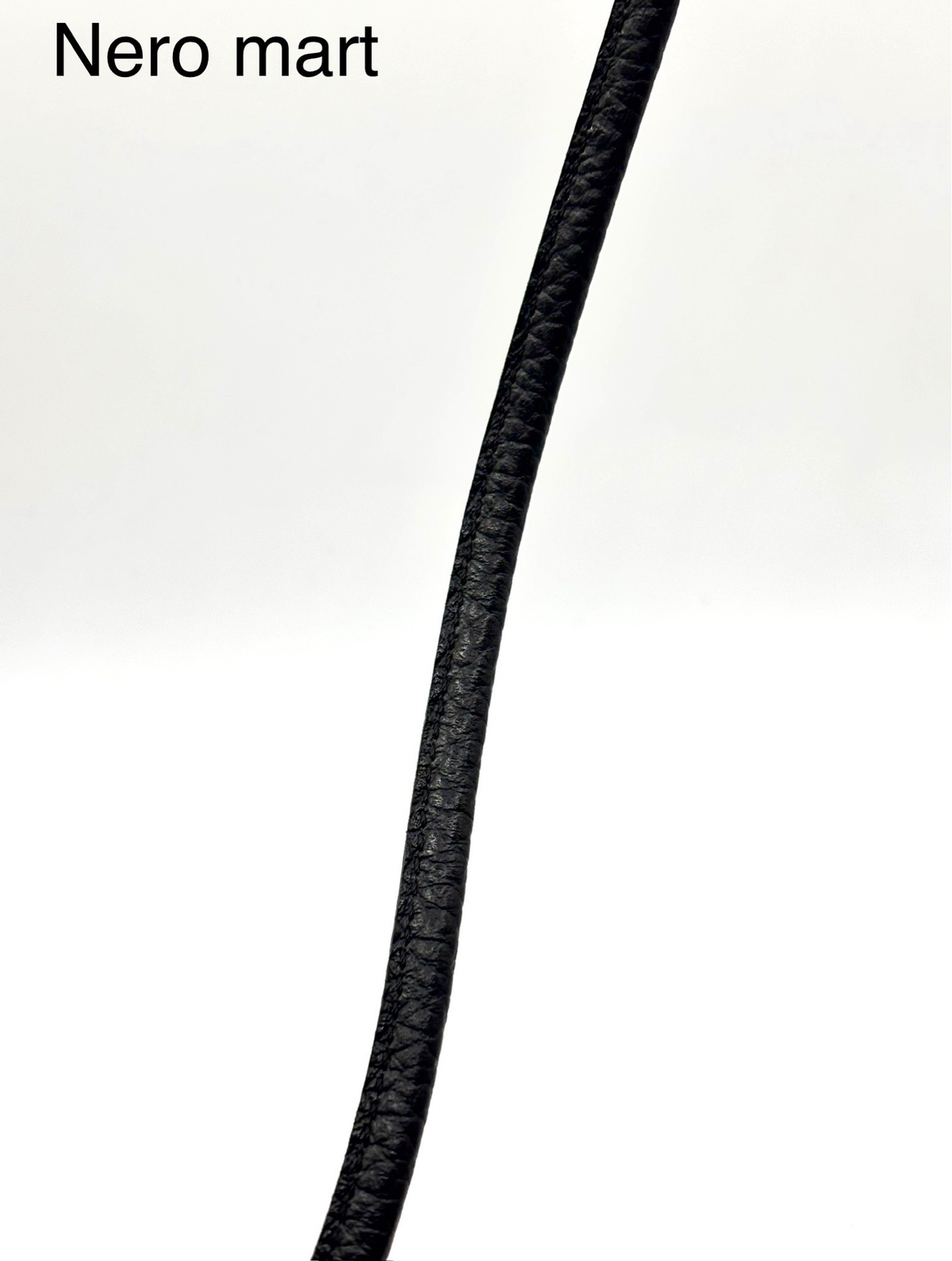 Tubolare in pelle cucito 4mm/8mm