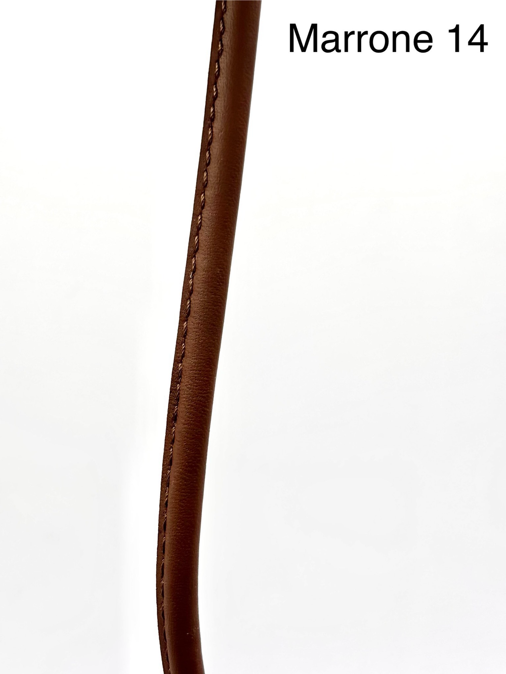 Tubolare in pelle cucito 4mm/8mm
