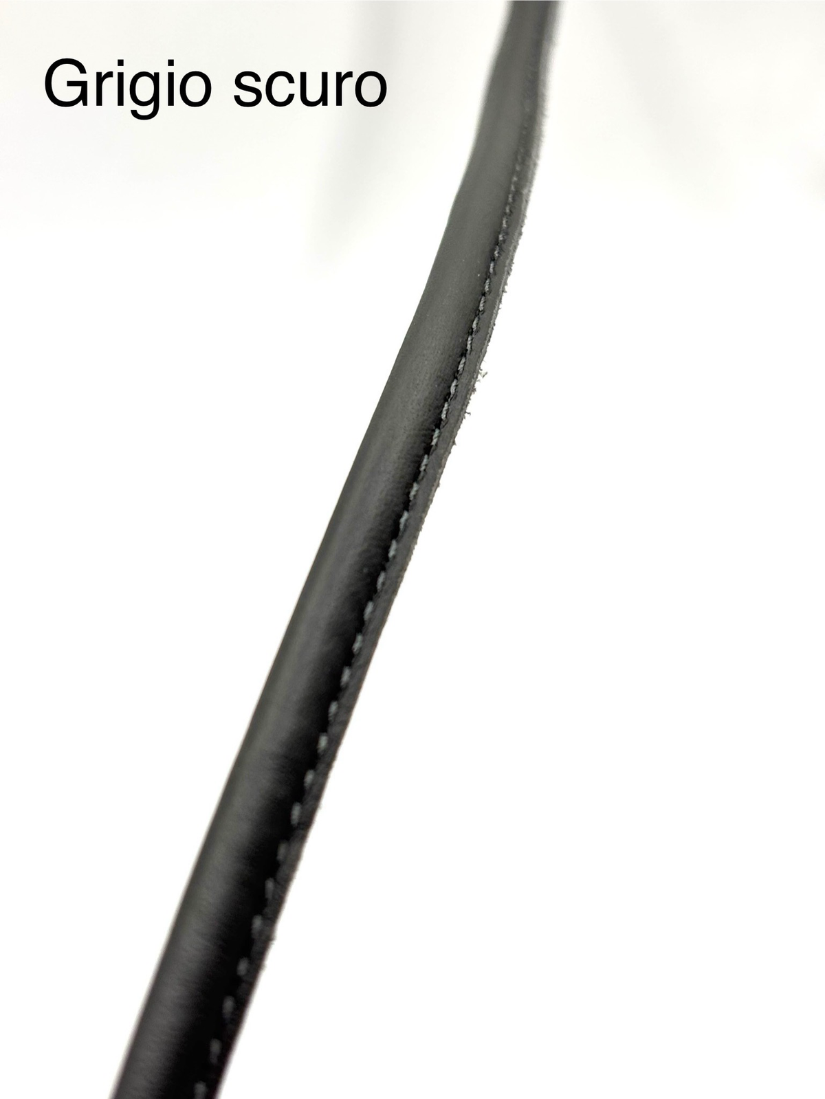 Tubolare in pelle cucito 4mm/8mm