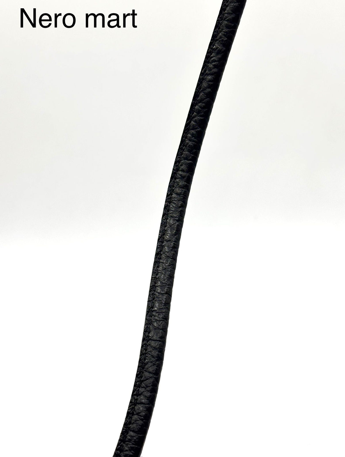 Tubolare in pelle cucito 4mm/8mm