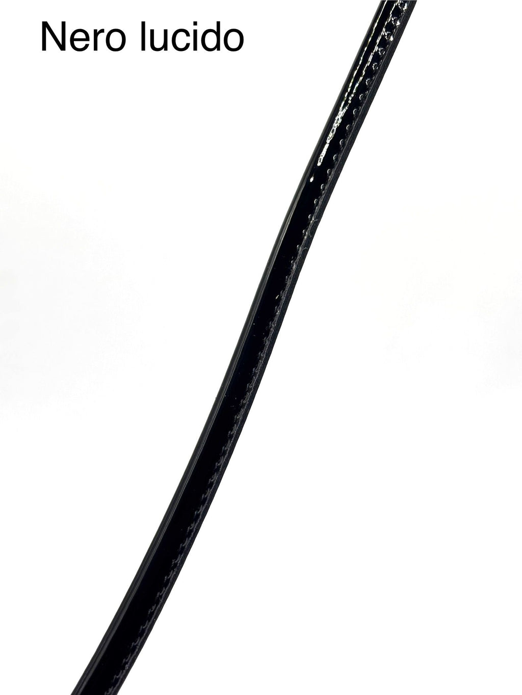 Tubolare in pelle cucito 4mm/8mm