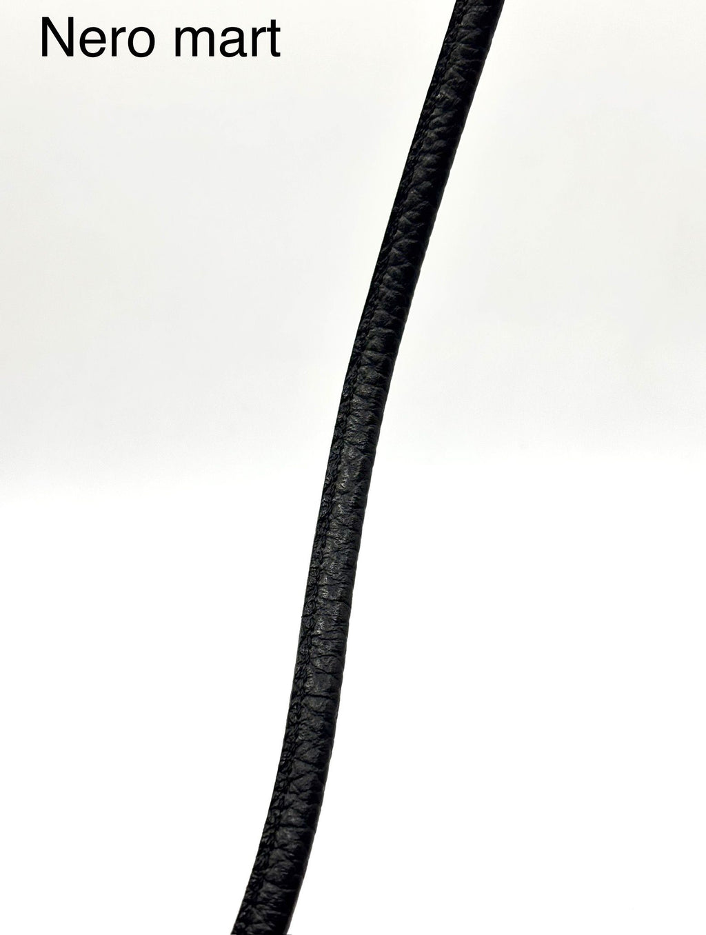 Tubolare in pelle cucito 4mm/8mm