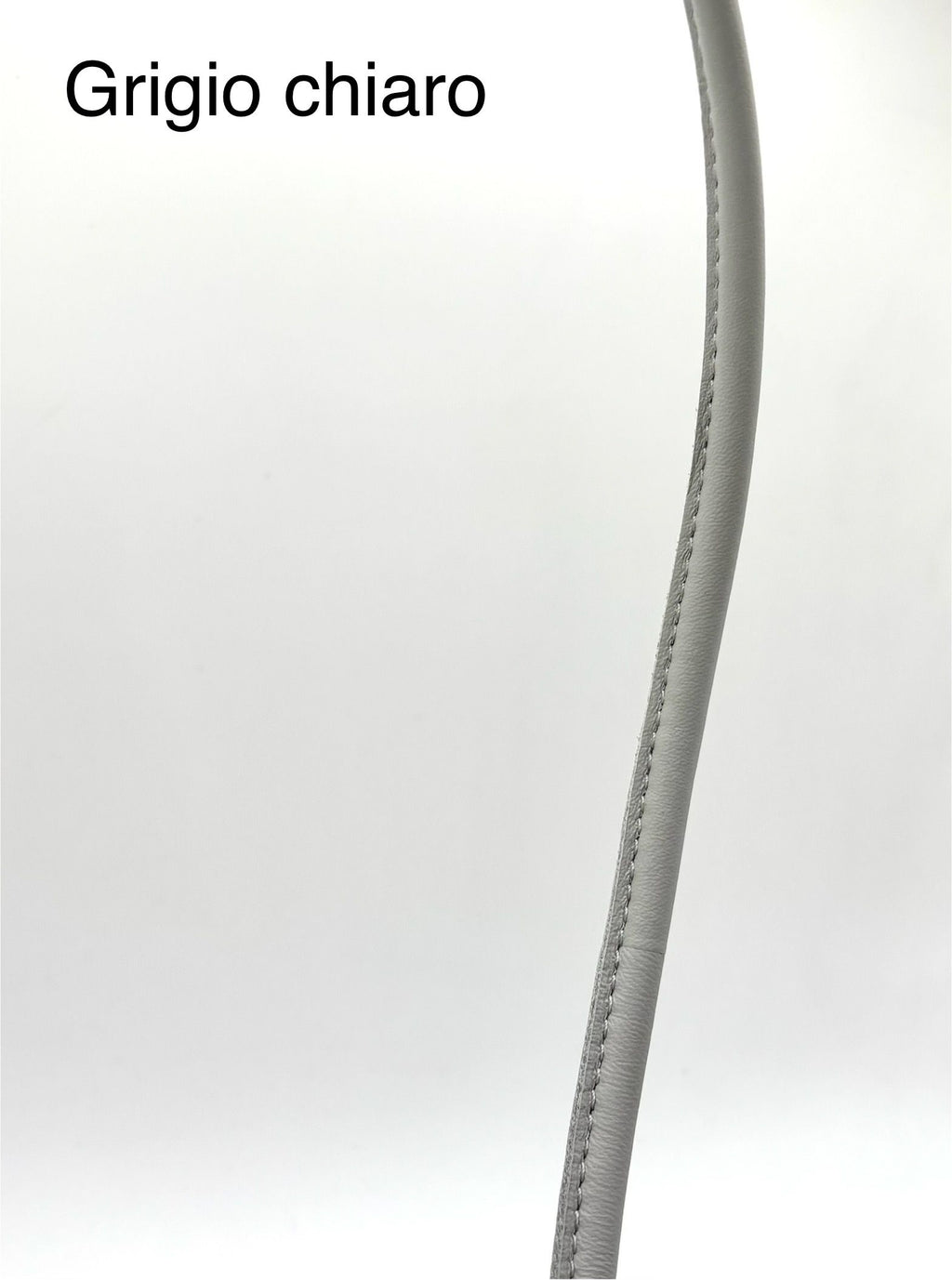 Tubolare in pelle cucito 4mm/8mm