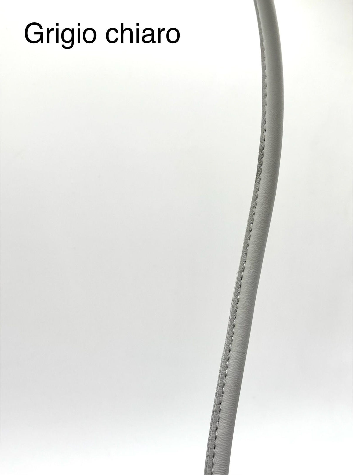 Tubolare in pelle cucito 4mm/8mm