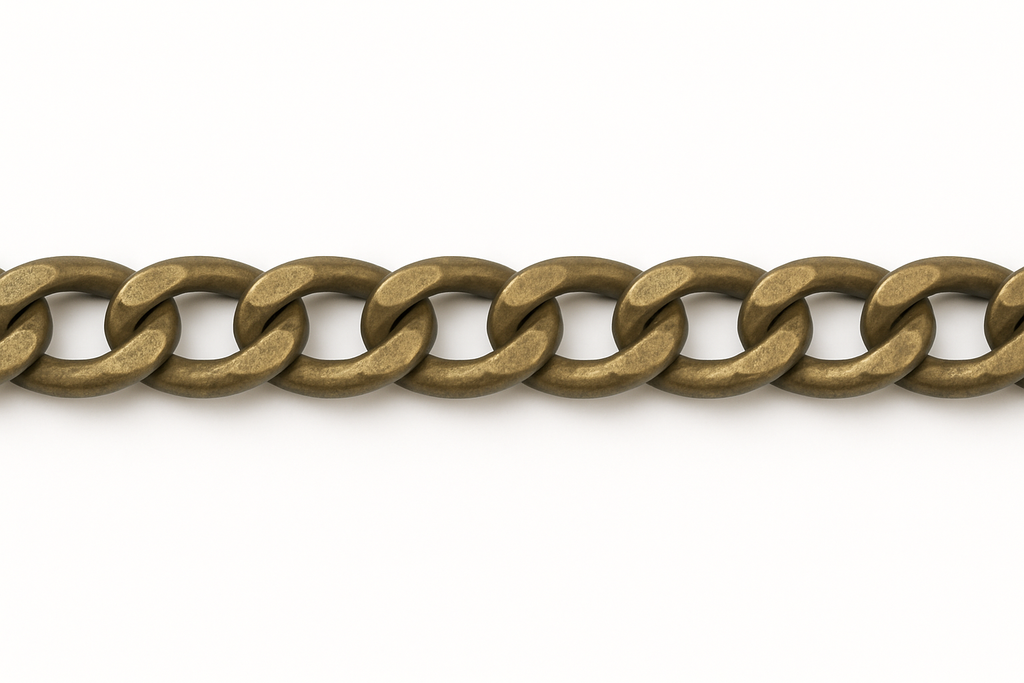 Catena alluminio piatta 1,5cm