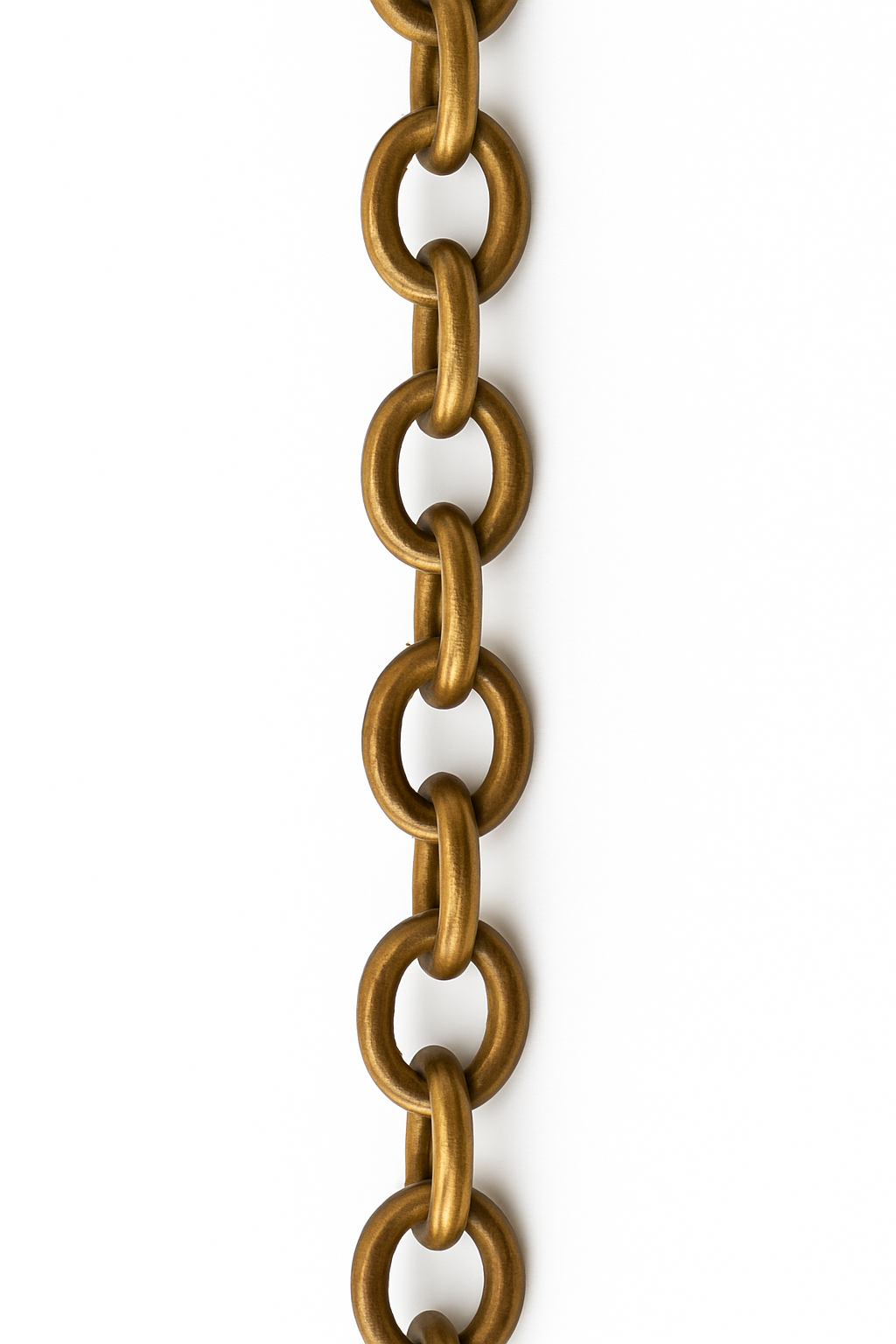 Catena in ottone ovale