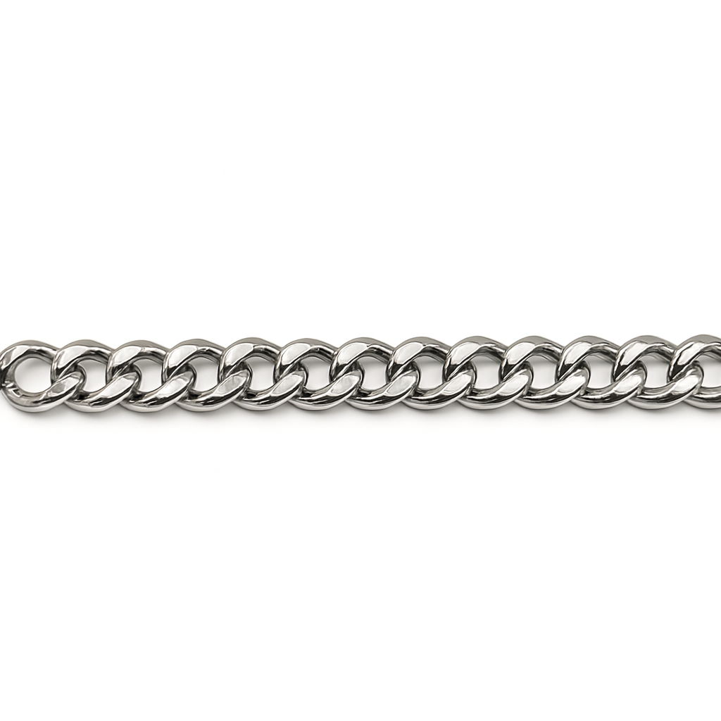 Catena alluminio piatta 1,9cm