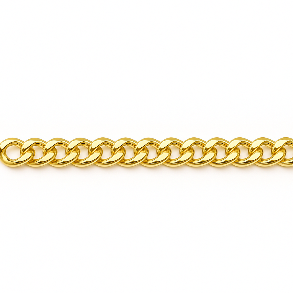 Catena alluminio piatta 1,9cm