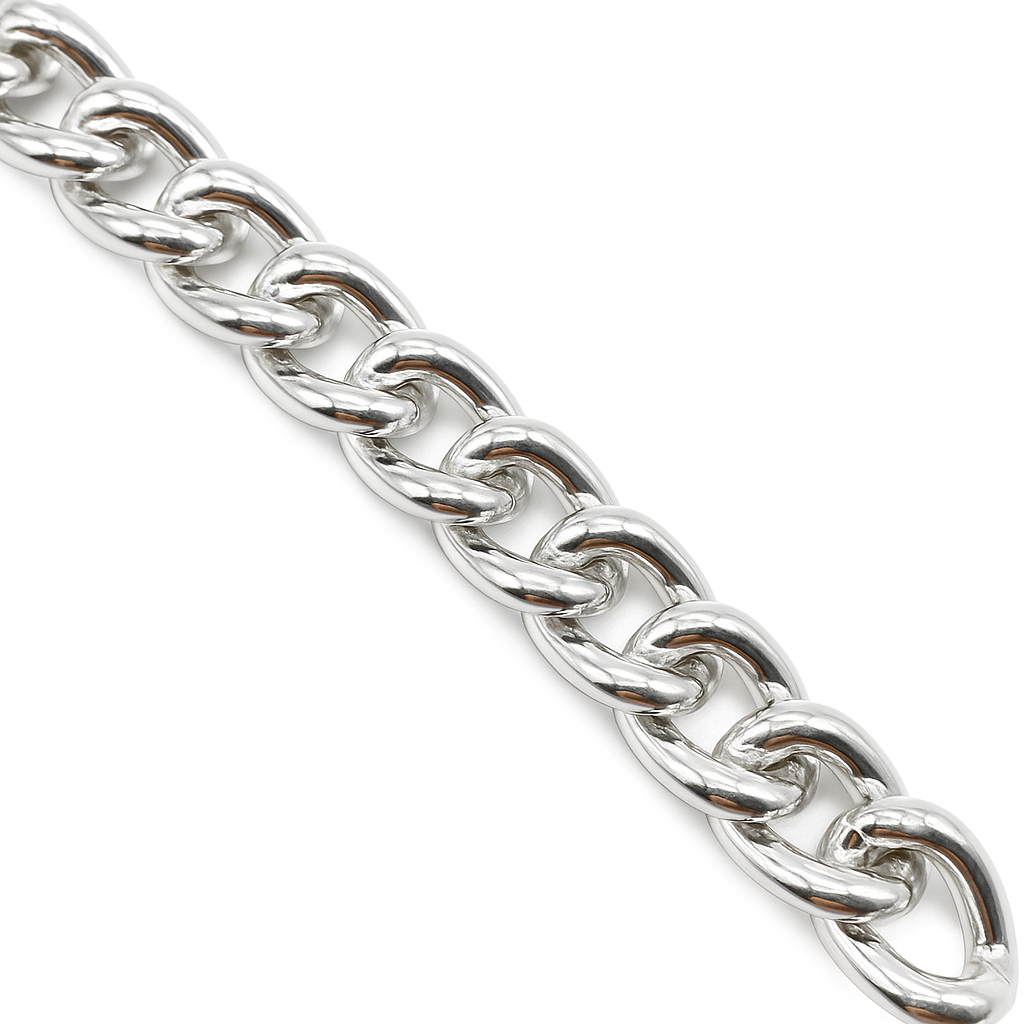 Catena in alluminio stondata 2,3cm
