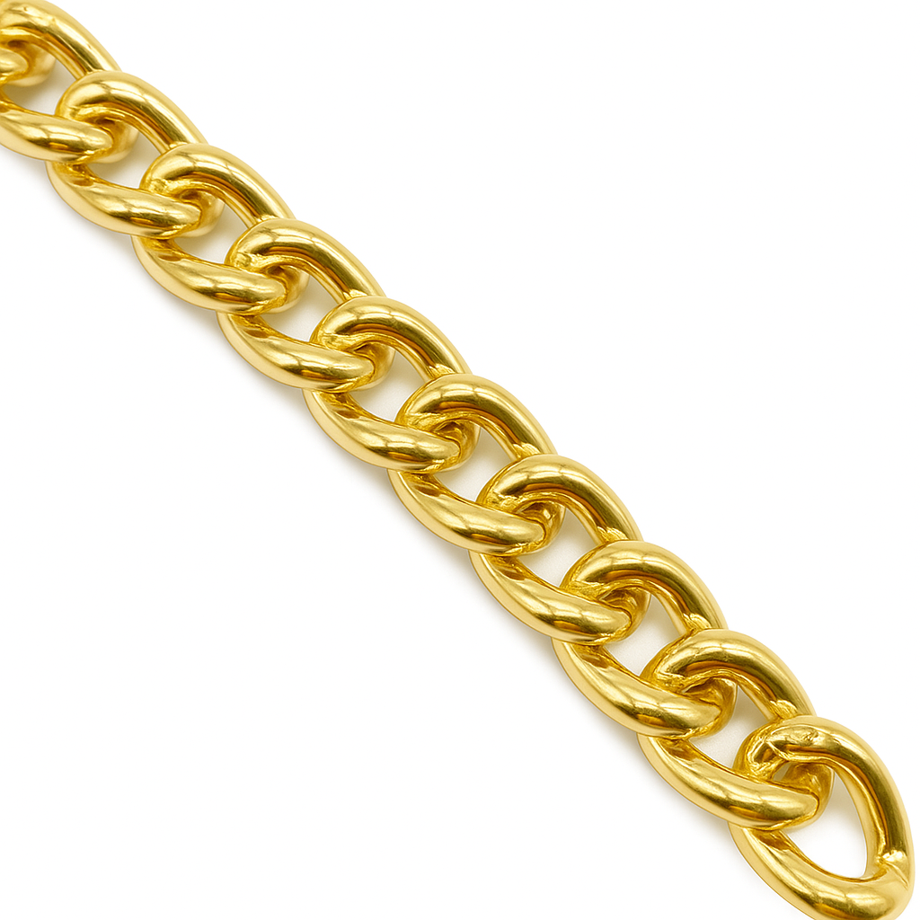 Catena in alluminio stondata 2,3cm