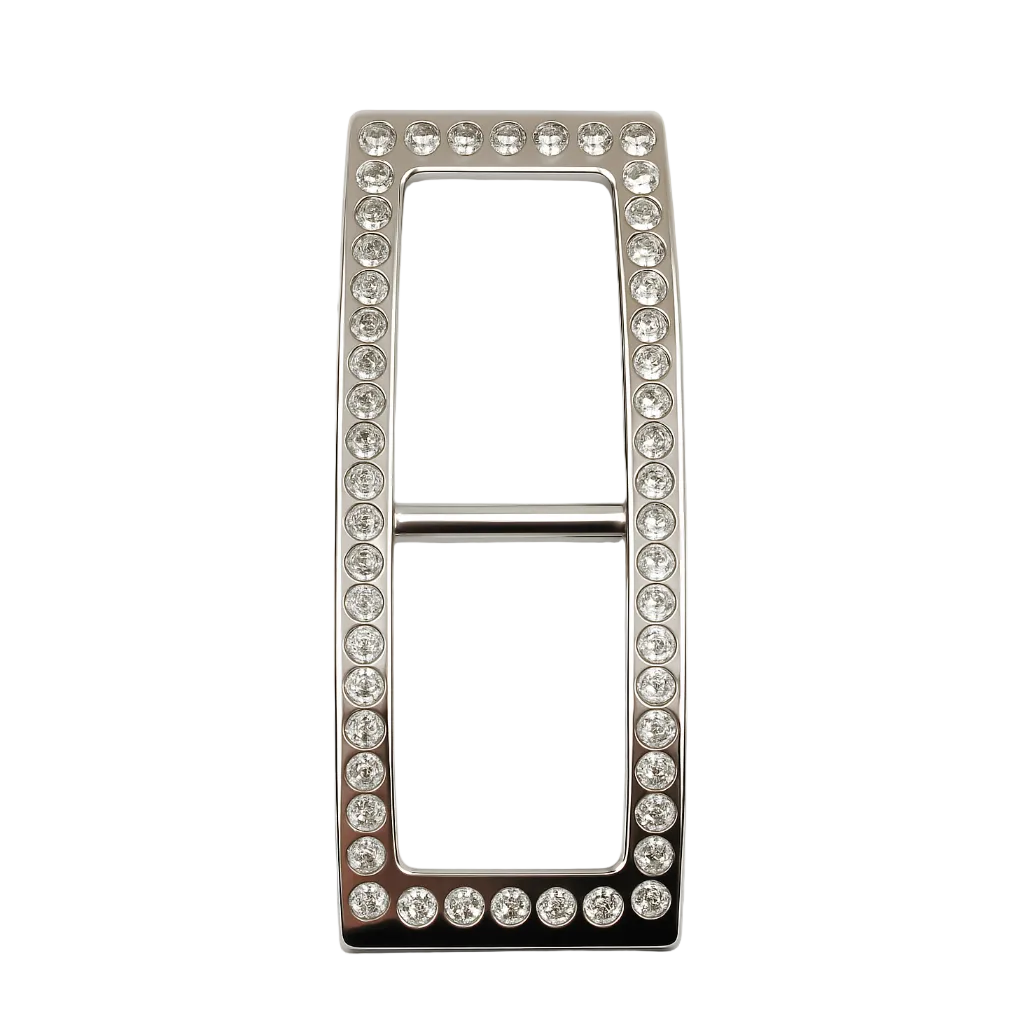 Fibbia con strass 2cm