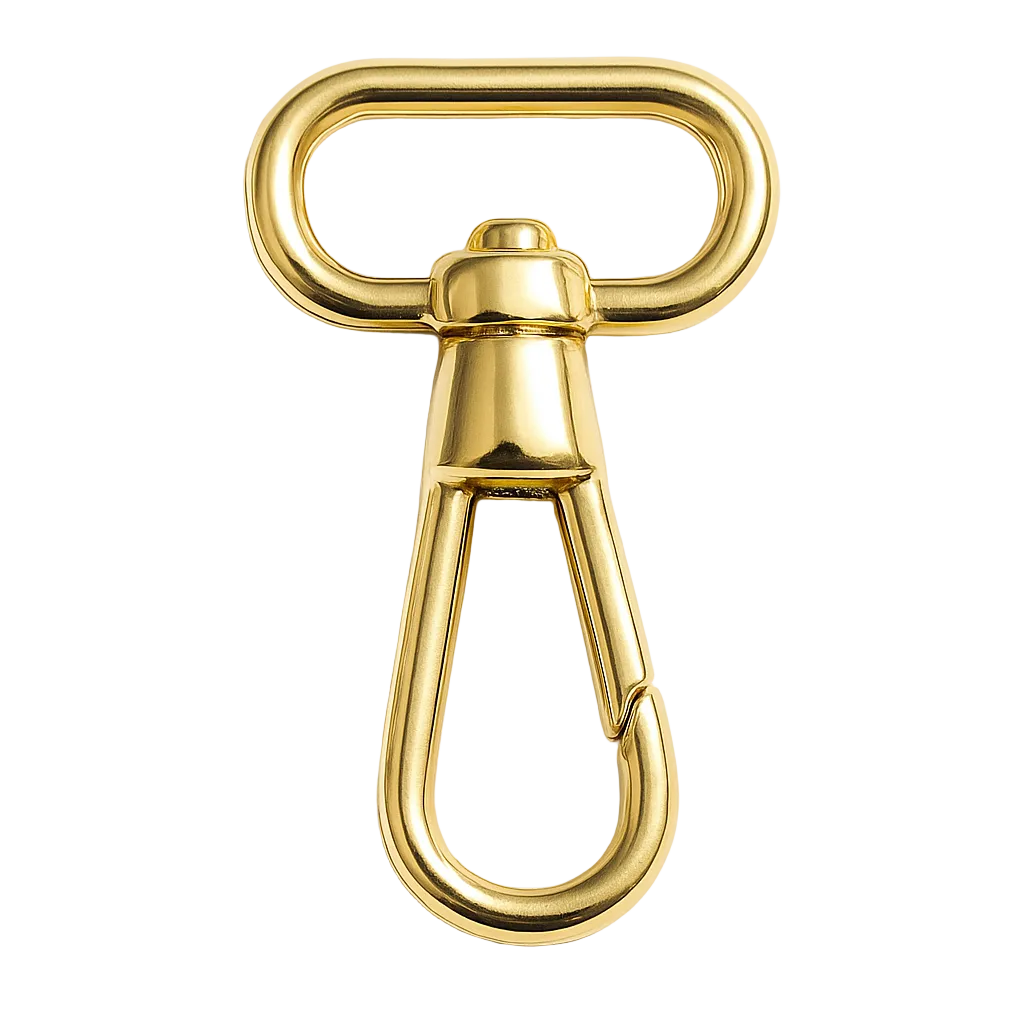 Moschettone piccolo oro 20mm