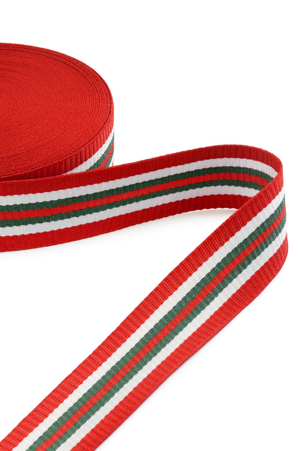 Nastro nylon a righe 4cm