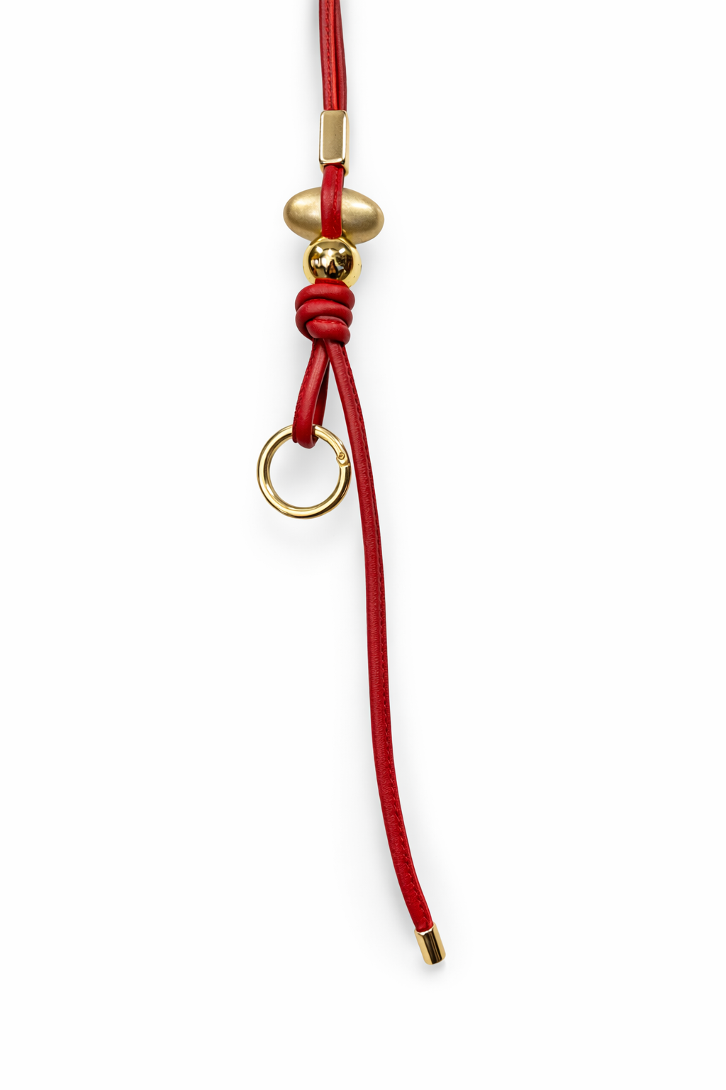 Manico in pelle artigianale con perle