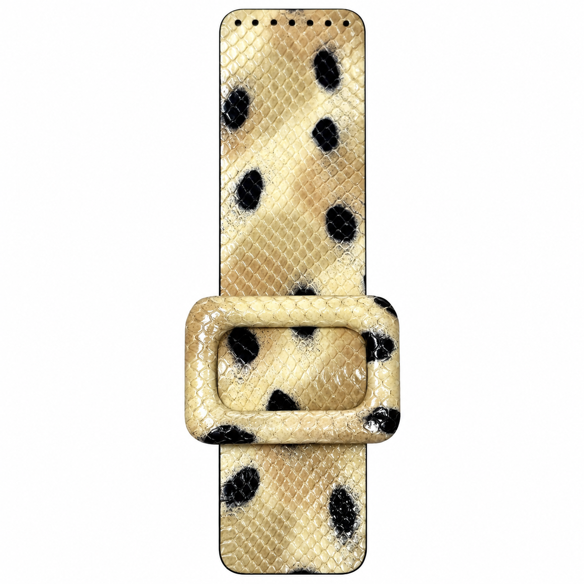 Chiusura in pelle con fibbia e magnete per borse