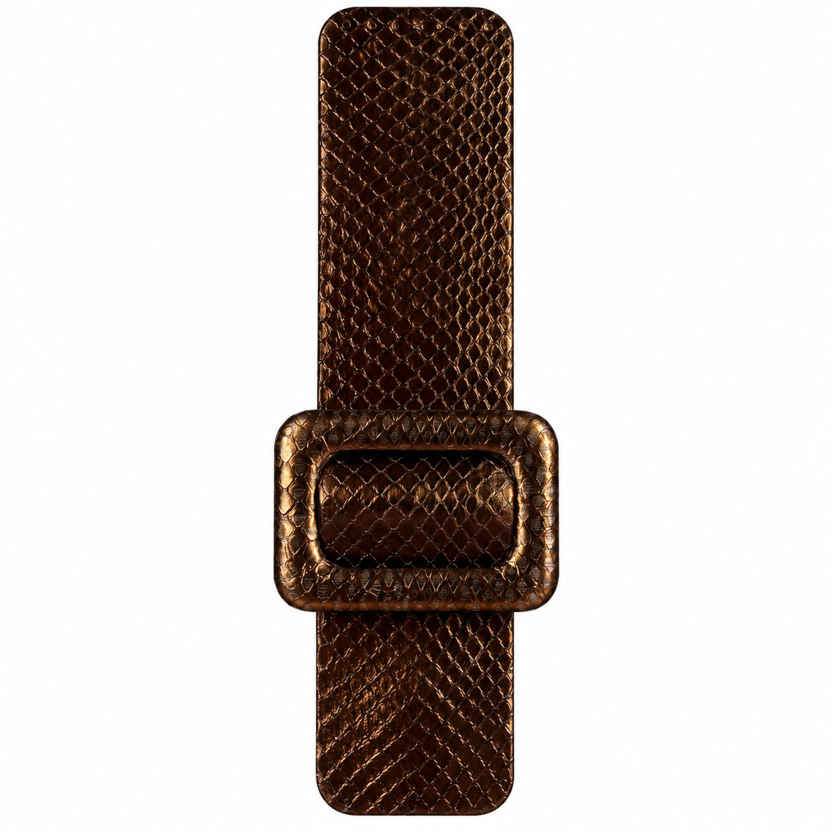 Chiusura in pelle con fibbia e magnete per borse